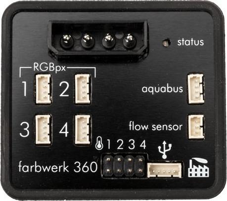 Image du produit Aqua Computer contrôleur de LED RVB 360 de l'unité d'encrage