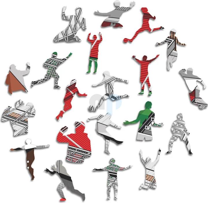 Actual product image Iconic Liverpool FC - Anfield Stadium - Wooden Puzzle Size S (150 pieces) (150 pieces)