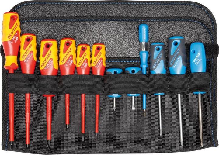 Produktbild Gedore 1090 Werkzeugkoffer Elektriker, 87-teilig (90 Teile)