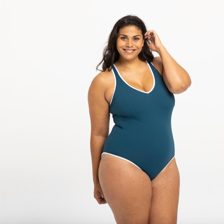 Produktbild Nabaiji Badeanzug Damen Virginia dunkelblau (38)