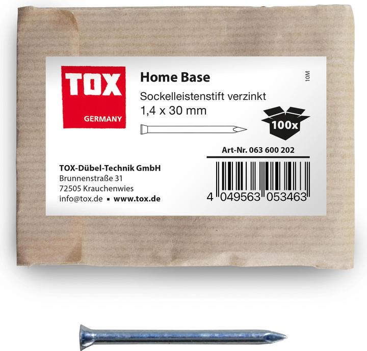 Produktbild Tox Sockelleistenstifte (100 Stück, 30 mm)