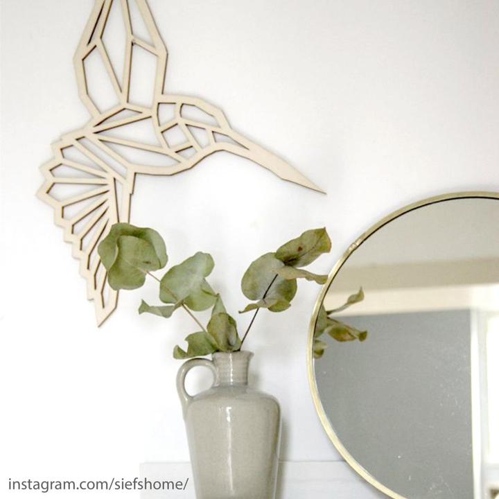 Actual product image Trenddeko Origami hummingbird (60 x 51 cm)