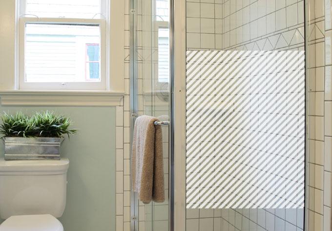 Produktbild Trenddeko Diagonale Linien (60 x 60 cm)