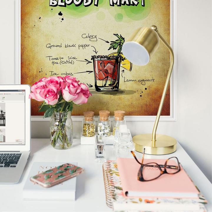 Produktbild Trenddeko Bloody Mary - Rezept (30 x 30 cm)