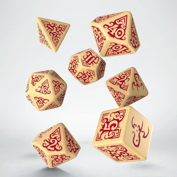 Immagine prodotto Q Workshop SCTX1N - Call of Cthulhu: Masks of Nyarlathotep, Set di dadi (7)