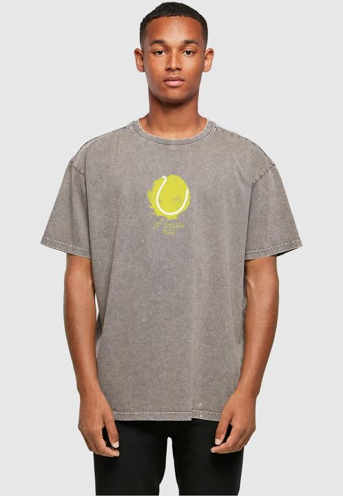 Produktbild Merchcode Its Tennis Time Acid Washed Oversized Tee - 112911 (L)