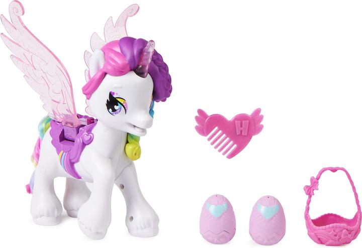 Hatchimals Interaktives Einhorn mit beweglichen Flügeln und über 60 Licht- und Soundeffekten