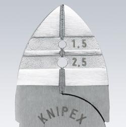 Image du produit Knipex Pince à dénuder coupante de côté (160 mm)