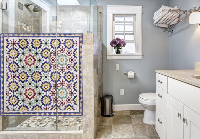 Image du produit Trenddeko Carreaux orientaux 01 (120 x 120 cm)