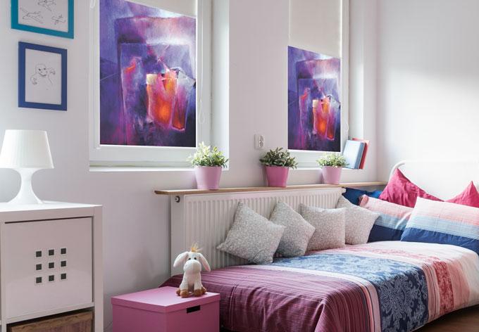 Actual product image Trenddeko Blue and orange (70 x 70 cm)