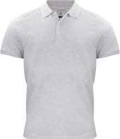 Actual product image Clique Polo shirt Classic OC 028264, organic cotton, ecru mottled, size L (L)