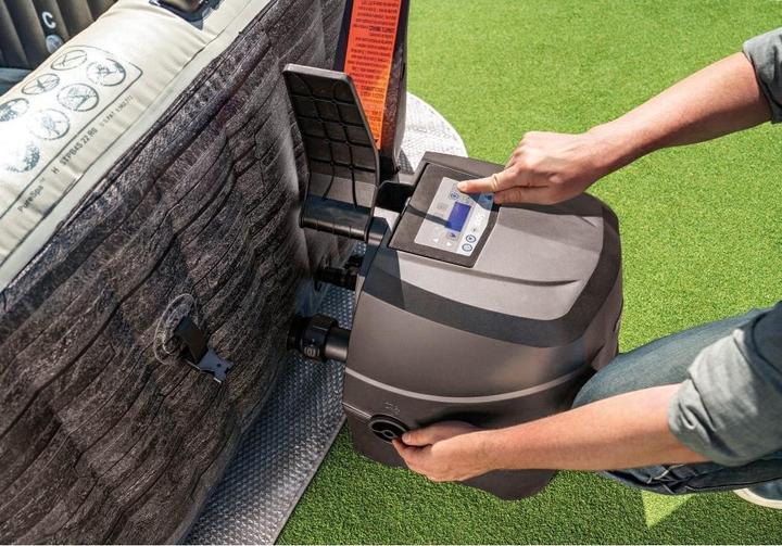 Immagine prodotto Intex 4-Person Greystone Deluxe Square Bubble Spa Set