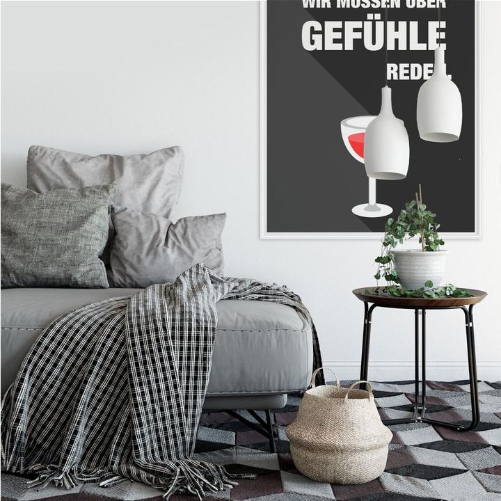 Immagine prodotto Trenddeko Prendi il vino, dobbiamo parlare di sentimenti (40 x 60 cm)