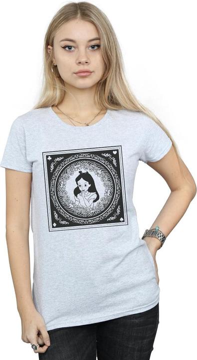 Actual product image Disney Womens/Ladies Alice In Wonderland Box Cotton T-Shirt (M)