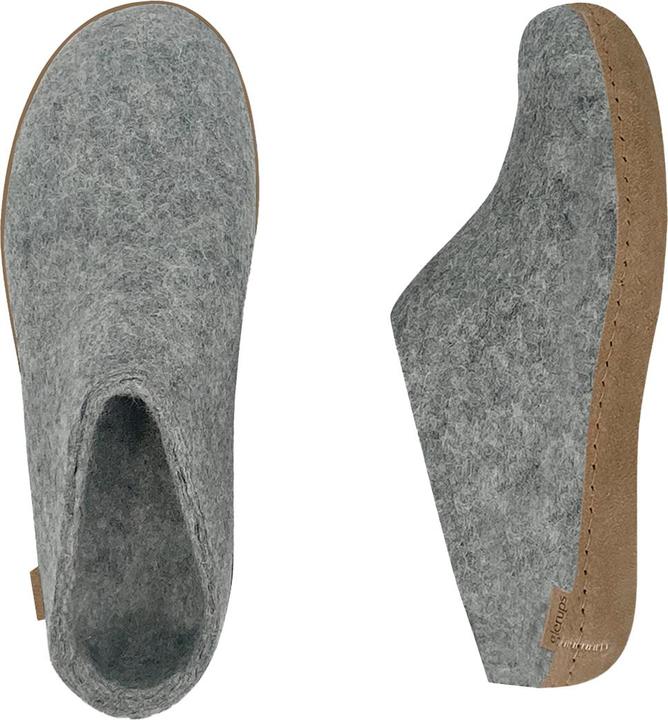 Image du produit Glerups Pantoufles à semelle de cuir (42)