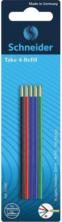 Immagine prodotto Schneider Take (Mine di ricambio, Nero, Blu, Verde, Rosso)