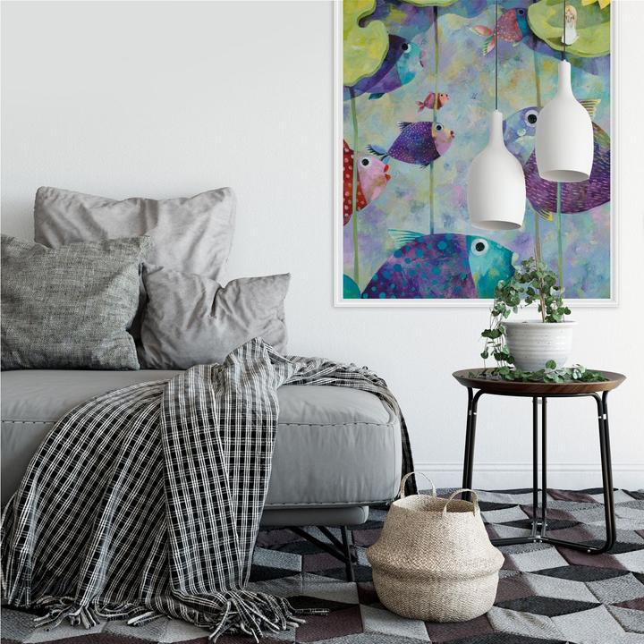 Immagine prodotto Trenddeko Blanz - Ninfee gialle (30 x 45 cm)