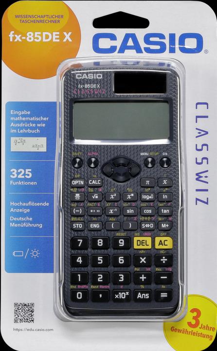 Productafbeelding Casio FX85DE X (Zonnecellen)