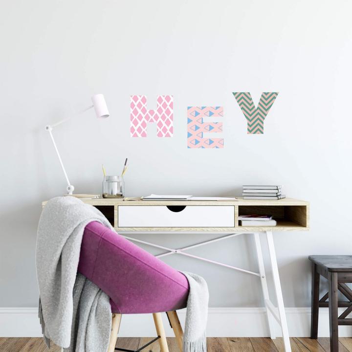 Image du produit Trenddeko Alphabet Motif Géométrique (61 x 90 cm)