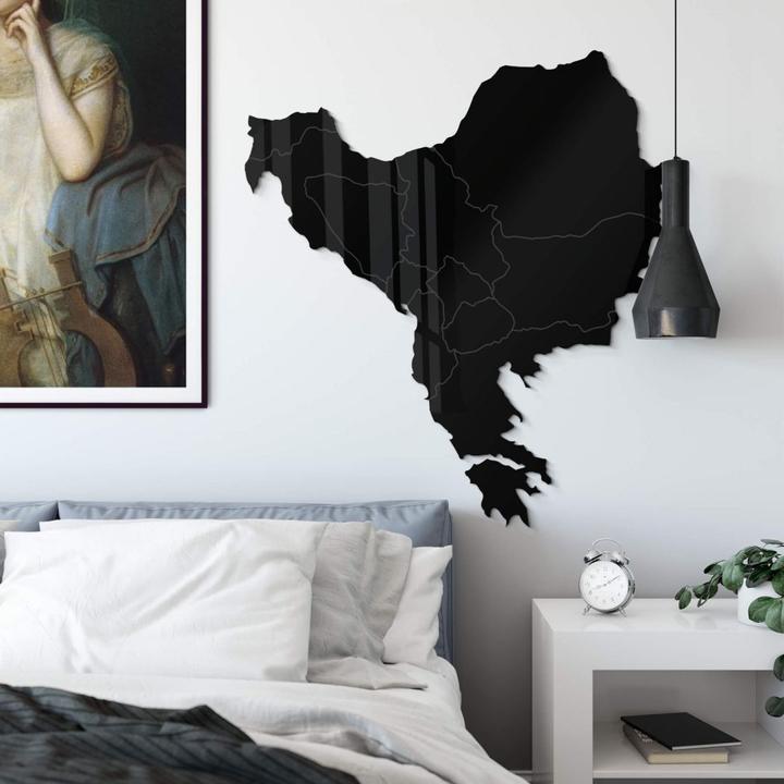 Produktbild Trenddeko Karte Balkan Südosteuropa (62 x 68 cm)