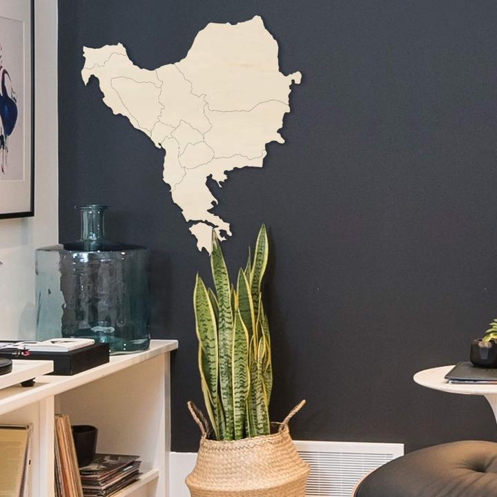 Produktbild Trenddeko Karte Balkan Südosteuropa (62 x 68 cm)