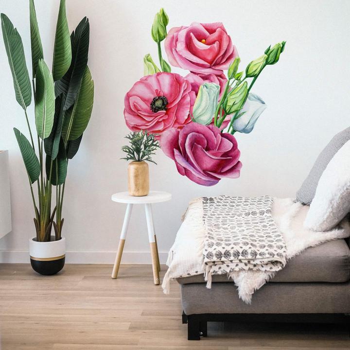 Actual product image Trenddeko Pink flower arrangement (55 x 60 cm)