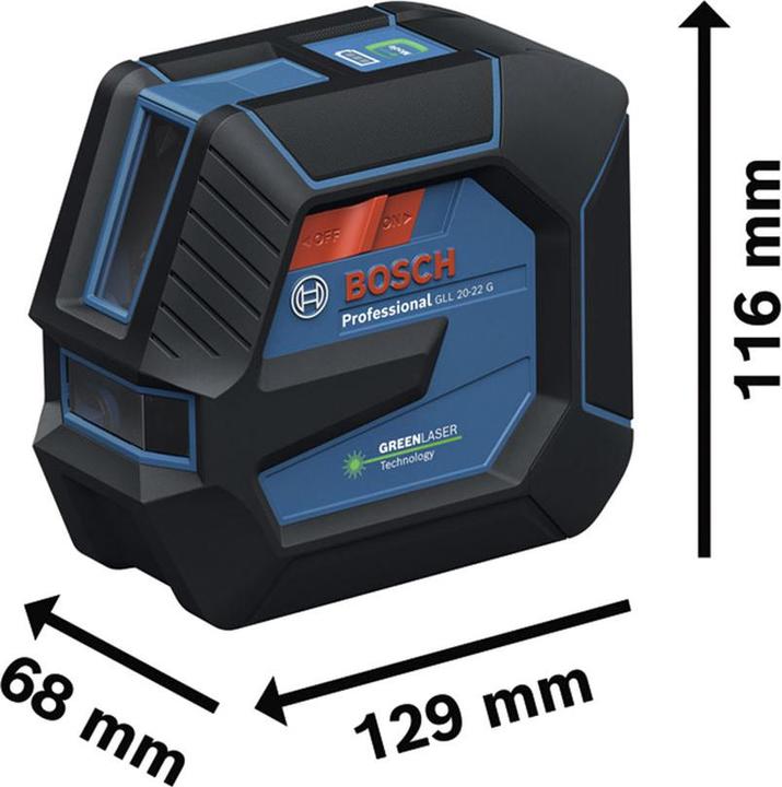 Image du produit Bosch Professional Laser à ligne GLL 20-22 G, mallette d'artisanat