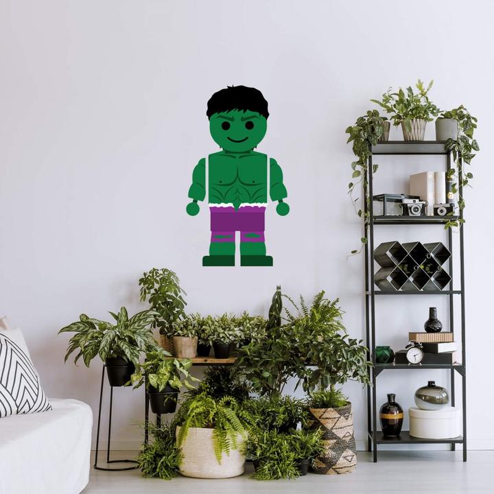 Actual product image Trenddeko The Hulk (34 x 60 cm)
