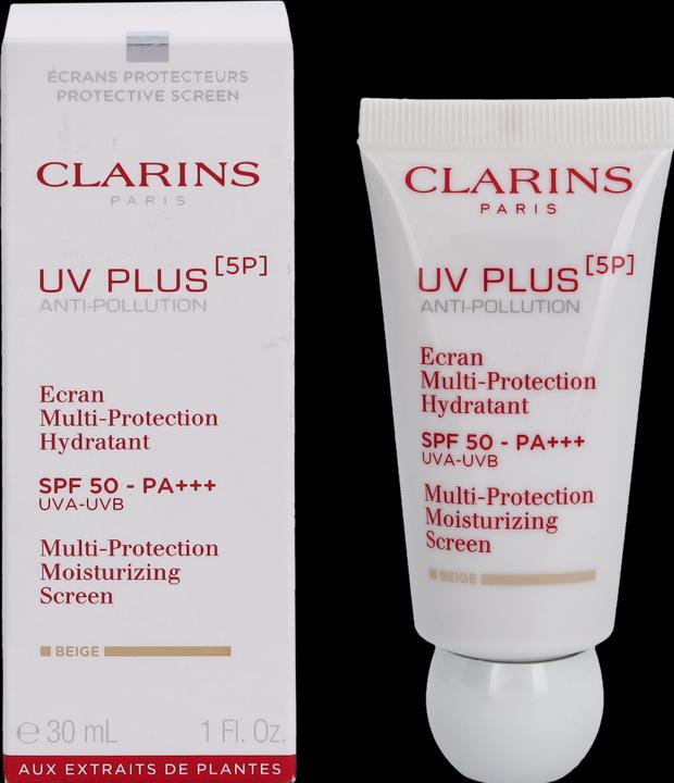 Image du produit Clarins UV Plus 5P Écran hydratant multi-protection (Crème solaire visage, SPF 50, 30 ml)