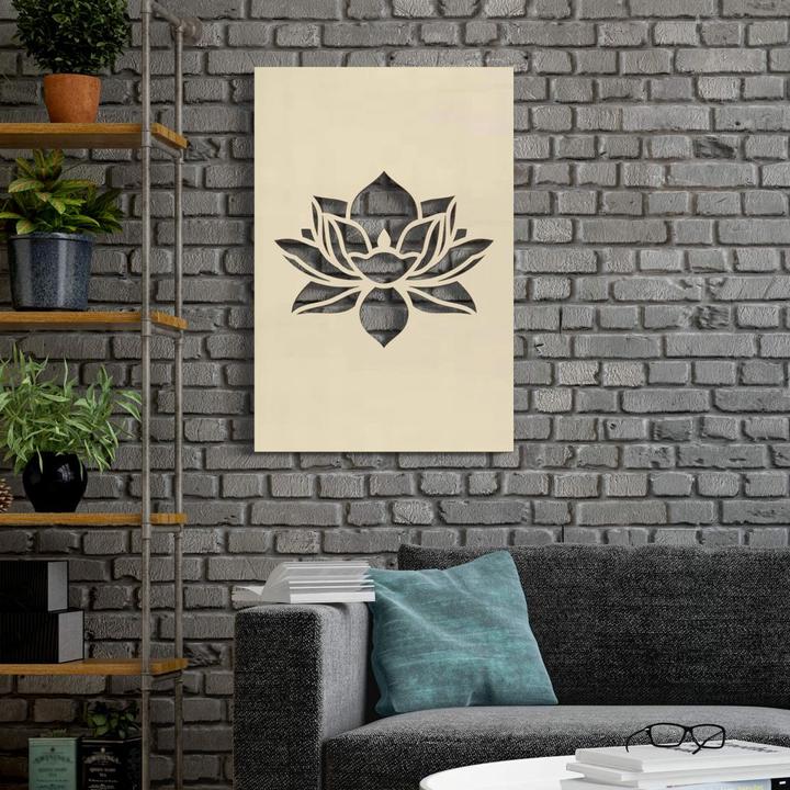 Actual product image Trenddeko Lotus flower (40 x 60 cm)