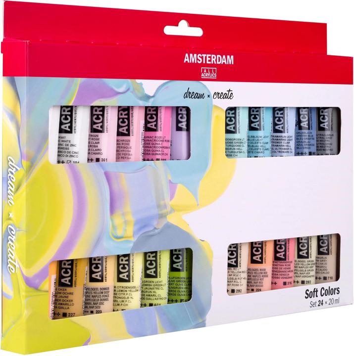 Produktbild Talens Acryl Amsterdam Standard Set (Mehrfarbig, 480 ml)