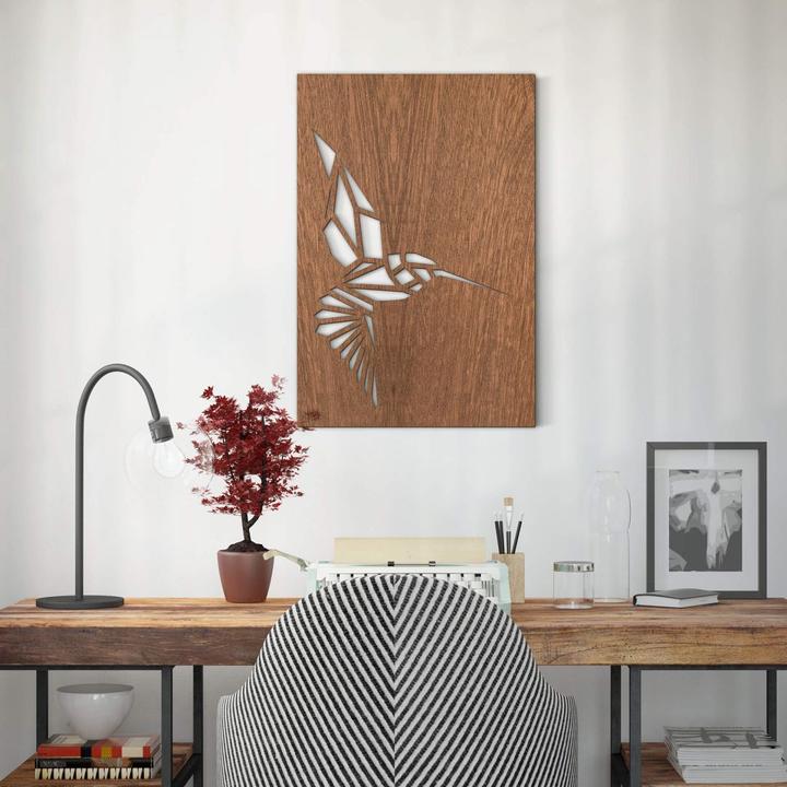 Produktbild Trenddeko Origami Kolibri (20 x 30 cm)