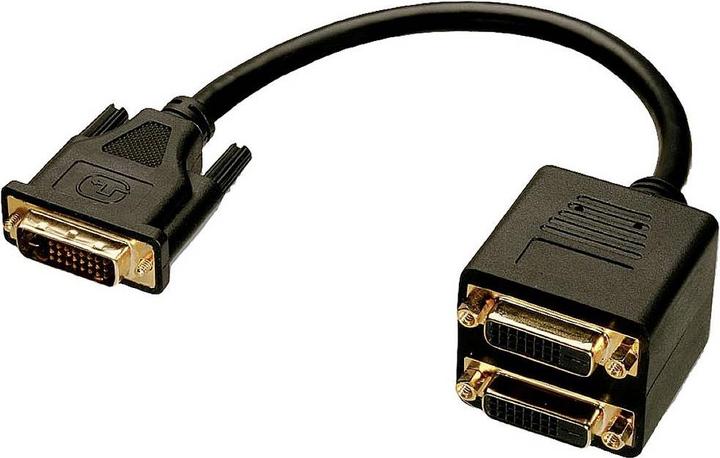 Produktbild Lindy DVI-D Splitterkabel (0.18 m, DVI)