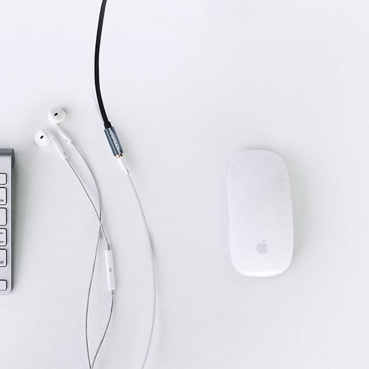 Actual product image Ugreen AUX jack audio extender 3.5 mm AV118, 1.5m (blue) (1.50 m, HDMI)