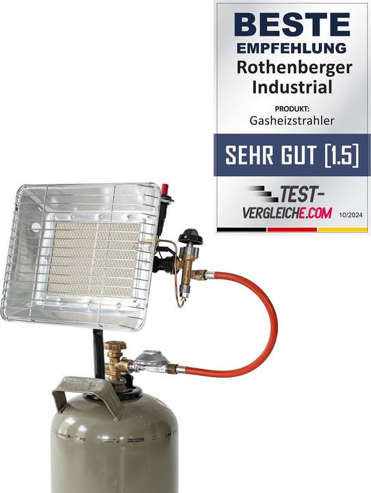 Productafbeelding Rothenberger Eco Piëzo Gasverwarming ( 35985 ) 2.7 kW - 4.2 kW voor propaangasflessen 5 (4200 W)