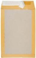 Mailmedia Cardboard back pockets DIN B4 without window brown 100 pcs. (100 x)