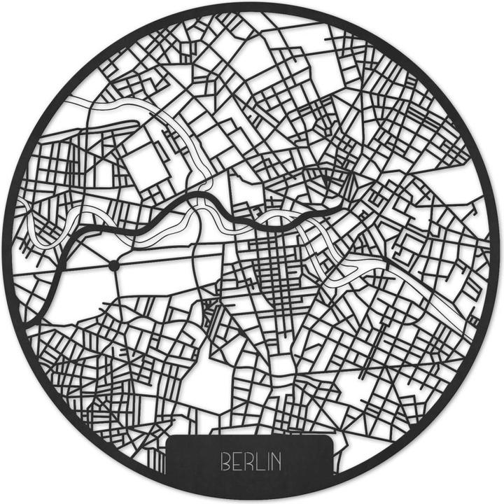 Produktbild Trenddeko Stadtplan Berlin (Ø 70 cm)