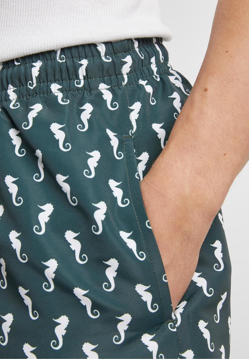 Actual product image Urban Classics Pattern Swim Shorts - 4984 (5XL)