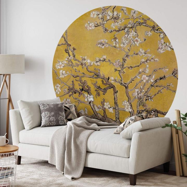 Image du produit Trenddeko van Gogh - Fleur d'amandier ocre (Ø 236 cm)