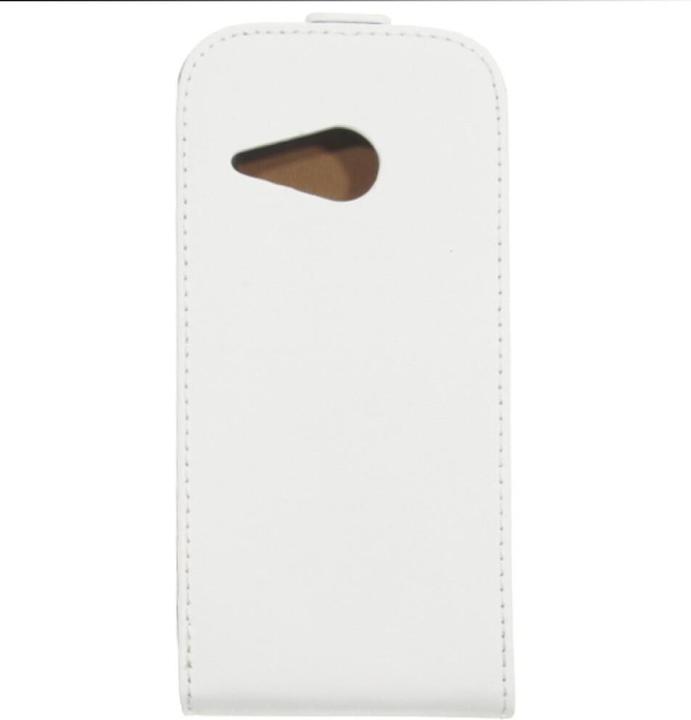Produktbild OEM Slim Leather Flip Case HTC M8 mini - White (HTC One Mini 2)