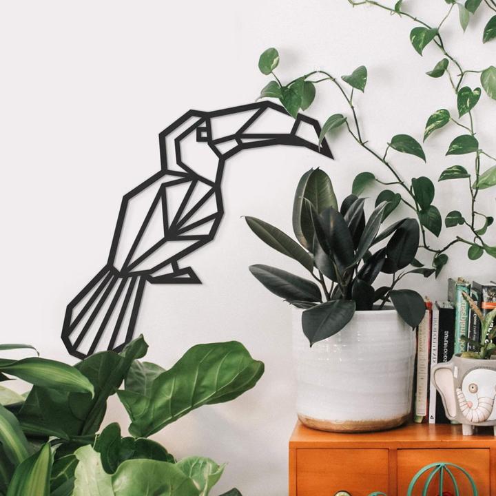 Actual product image Trenddeko MDF3 - Origami toucan (60 x 57 cm)