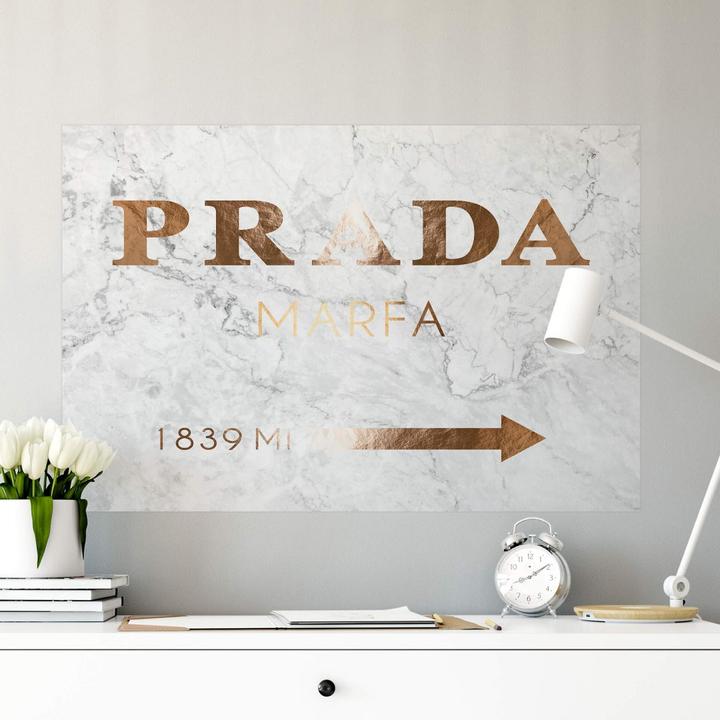 Produktbild Trenddeko Kupferoptik - Prada Marfa (100 x 70 cm)