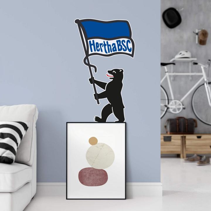 Produktbild Hertha BSC Berliner Bär & Hertha Fahne (70 x 124 cm)