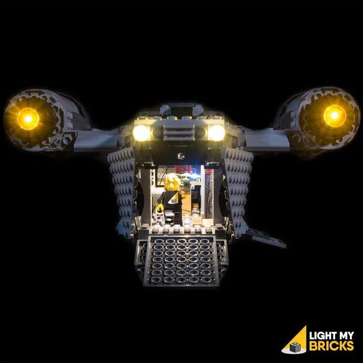 Actual product image Light my bricks LED Light Set for LEGO Stars Wars - The Mandalorian - Bounty Hunter Transporter