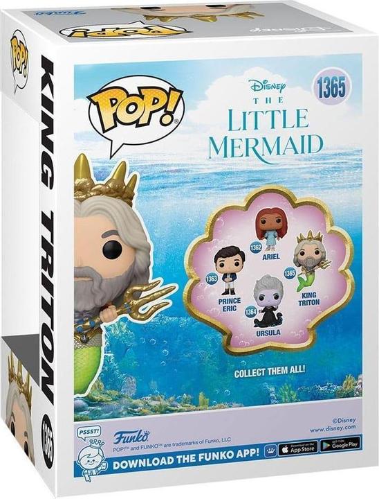 Actual product image Funko The Little Mermaid - 1365 - King Triton Disney