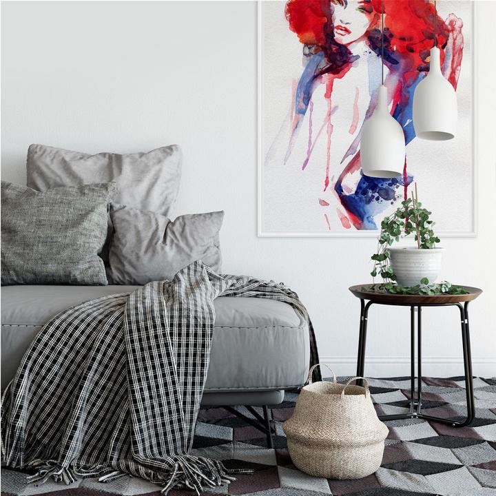Image du produit Trenddeko La femme aux cheveux rouges flamboyants (30 x 45 cm)