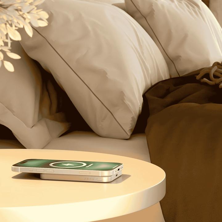 Actual product image Zens Slim Qi2 Al Powerbank 5000mAh White (5000 mAh, 19.25 Wh)