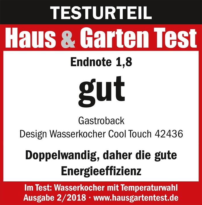Image du produit Gastroback Une touche de fraîcheur (1.50 l, Prise UE)
