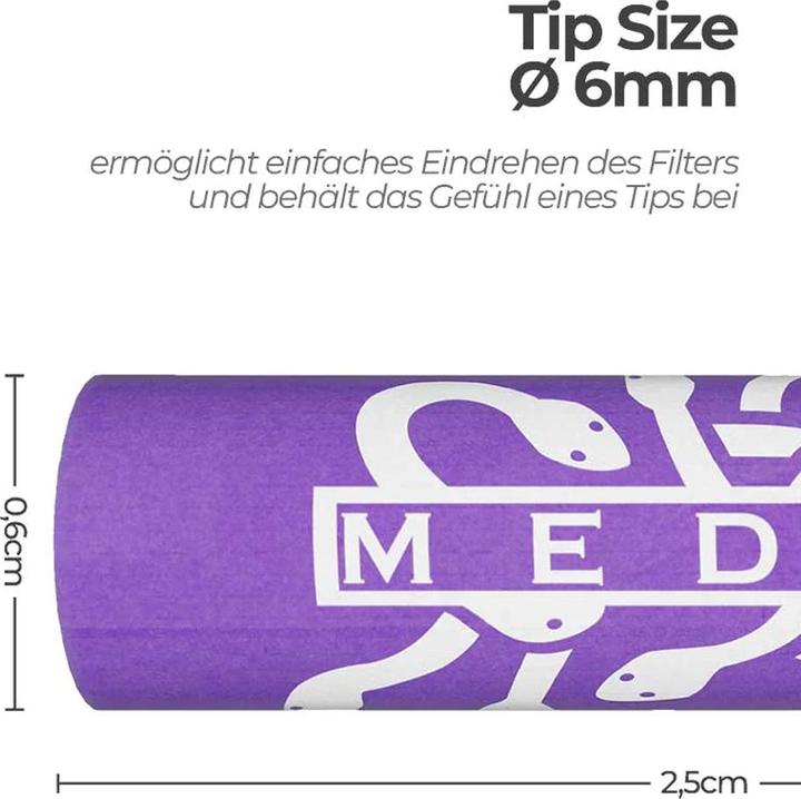 Produktbild Medusafilters 1000er Pack Violet Edition - Hybrid Aktivkohlefilter