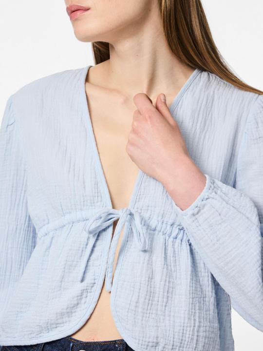 Immagine prodotto Pieces PCSASTINA Musselin Oberteil mit langen Ärmeln (XL)